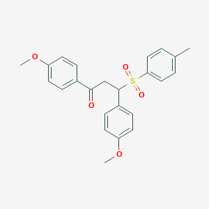 1,3-Bis(4-methoxyphenyl)-3-[(4-methylphenyl)sulfonyl]propan-1-one