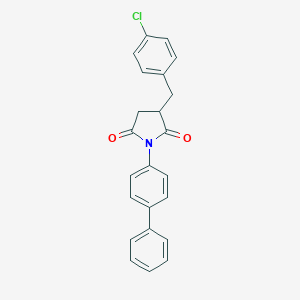 1-(Biphenyl-4-yl)-3-(4-chlorobenzyl)pyrrolidine-2,5-dione