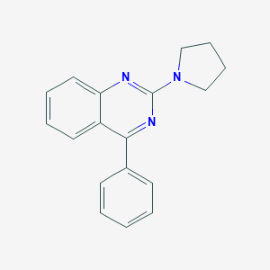 4-Phenyl-2-(pyrrolidin-1-yl)quinazoline