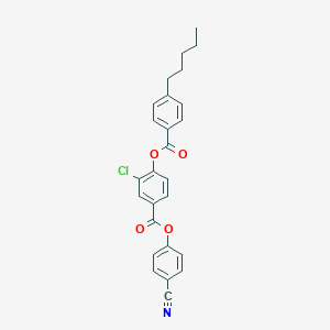 4-Cyanophenyl 3-chloro-4-[(4-pentylbenzoyl)oxy]benzoate