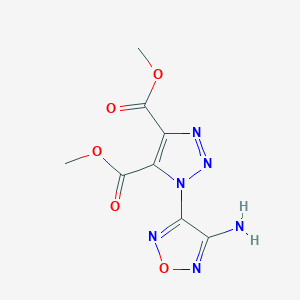 dimethyl 1-(4-amino-1,2,5-oxadiazol-3-yl)-1H-1,2,3-triazole-4,5-dicarboxylate