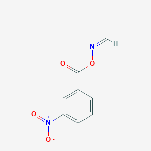 molecular formula C9H8N2O4 B411853 acetaldehyde O-{3-nitrobenzoyl}oxime 