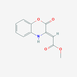 methyl (2Z)-2-(2-oxo-4H-1,4-benzoxazin-3-ylidene)acetate