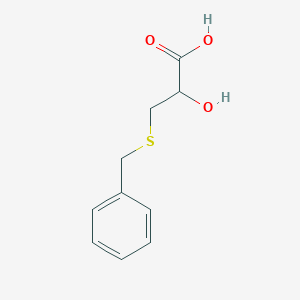 molecular formula C10H12O3S B041186 DL-3-(Benzylthio)lactic Acid CAS No. 30134-75-9