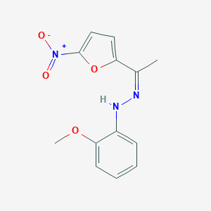 1-{5-Nitro-2-furyl}ethanone (2-methoxyphenyl)hydrazone