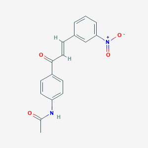 N-[4-(3-{3-nitrophenyl}acryloyl)phenyl]acetamide