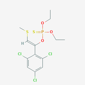 diethoxy-[(Z)-2-methylsulfanyl-1-(2,4,6-trichlorophenyl)ethenoxy]-sulfanylidene-lambda5-phosphane