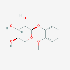 (2R,5R)-2-(2-methoxyphenoxy)oxane-3,4,5-triol