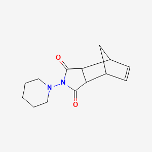 molecular formula C14H18N2O2 B4119014 4-Piperidin-1-yl-4-azatricyclo[5.2.1.02,6]dec-8-ene-3,5-dione 