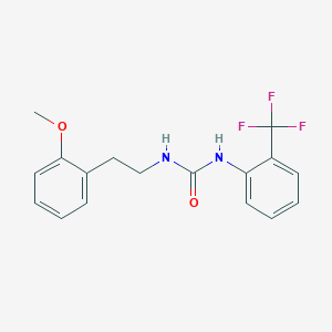 molecular formula C17H17F3N2O2 B4119081 N-(2-METHOXYPHENETHYL)-N'-[2-(TRIFLUOROMETHYL)PHENYL]UREA 