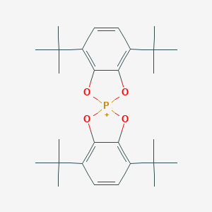 molecular formula C28H40O4P+ B411909 4,4',7,7'-Tetra-tert-butyl-2,2'-spirobi(1,3,2-benzodioxaphosphole) 