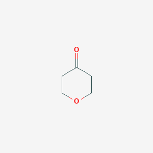 molecular formula C5H8O2 B041191 Tetrahydro-4H-pyran-4-one CAS No. 29943-42-8