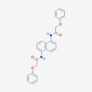 molecular formula C26H22N2O4 B411916 2-Phenoxy-N-[5-(2-phenoxy-acetylamino)-naphthalen-1-yl]-acetamide 