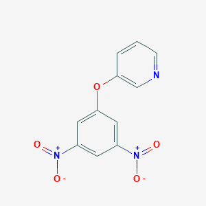molecular formula C11H7N3O5 B411922 3-{3,5-Bisnitrophenoxy}pyridine 