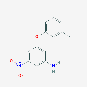 molecular formula C13H12N2O3 B411924 3-(3-Methylphenoxy)-5-nitroaniline CAS No. 352637-09-3