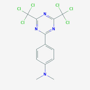 [4-(4,6-Bis-trichloromethyl-[1,3,5]triazin-2-yl)-phenyl]-dimethyl-amine