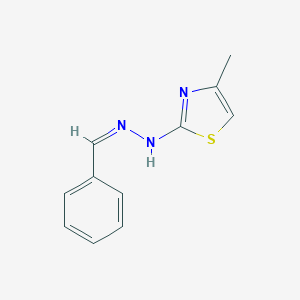 molecular formula C11H11N3S B411942 Benzaldehyde (4-methyl-1,3-thiazol-2-yl)hydrazone 