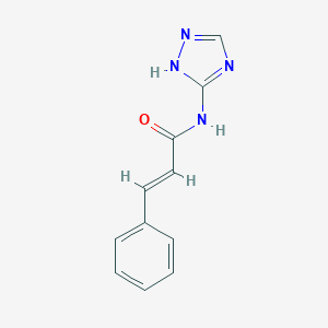 molecular formula C11H10N4O B411944 3-phenyl-N-4H-1,2,4-triazol-3-ylacrylamide 