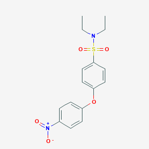 molecular formula C16H18N2O5S B411946 N,N-diethyl-4-(4-nitrophenoxy)benzenesulfonamide 