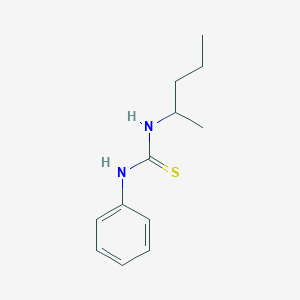 molecular formula C12H18N2S B4119485 1-Pentan-2-yl-3-phenylthiourea 