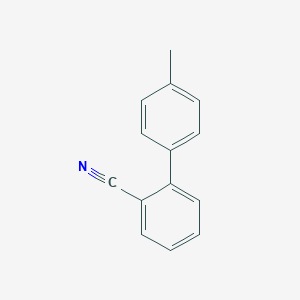 molecular formula C14H11N B041195 2-Cyano-4'-methylbiphenyl CAS No. 114772-53-1