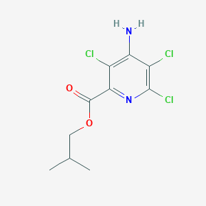 molecular formula C10H11Cl3N2O2 B412000 2-Methylpropyl 4-amino-3,5,6-trichloropyridine-2-carboxylate CAS No. 202277-88-1