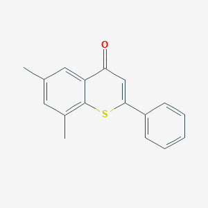 molecular formula C17H14OS B412002 6,8-二甲基-2-苯硫代色满-4-酮 CAS No. 200627-62-9