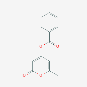 molecular formula C13H10O4 B412006 6-methyl-2-oxo-2H-pyran-4-yl benzoate 