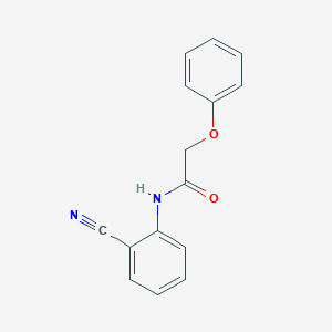 molecular formula C15H12N2O2 B412015 N-(2-cyanophenyl)-2-phenoxyacetamide 