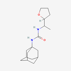 molecular formula C17H28N2O2 B4120209 N-(1-adamantyl)-N'-(1-tetrahydro-2-furanylethyl)urea 