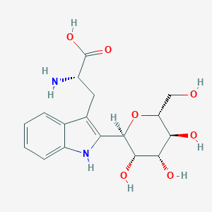 molecular formula C17H22N2O7 B041207 2-(alpha-D-Mannopyranosyl)-L-tryptophan CAS No. 180509-18-6