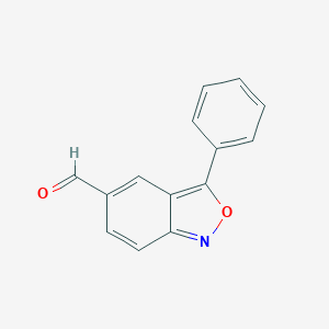molecular formula C14H9NO2 B412070 3-苯基-2,1-苯并噁唑-5-甲醛 CAS No. 94752-06-4