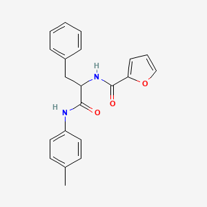 molecular formula C21H20N2O3 B4120743 Nalpha-(furan-2-ylcarbonyl)-N-(4-methylphenyl)phenylalaninamide 