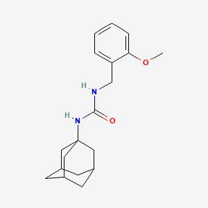 molecular formula C19H26N2O2 B4120926 N-(1-ADAMANTYL)-N'-(2-METHOXYBENZYL)UREA 