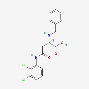 molecular formula C17H16Cl2N2O3 B4121297 N~2~-benzyl-N~4~-(2,3-dichlorophenyl)asparagine 