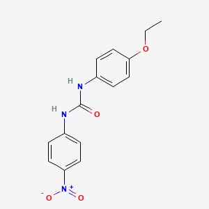 molecular formula C15H15N3O4 B4121412 1-(4-Ethoxyphenyl)-3-(4-nitrophenyl)urea 