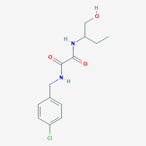 molecular formula C13H17ClN2O3 B4121436 N-(4-chlorobenzyl)-N'-[1-(hydroxymethyl)propyl]ethanediamide 