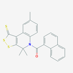 4,4,8-trimethyl-5-(1-naphthoyl)-4,5-dihydro-1H-[1,2]dithiolo[3,4-c]quinoline-1-thione