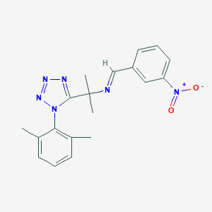 5-[1-Methyl-1-(3-nitrobenzylideneamino)ethyl]-1-(2,6-xylyl)-1H-tetrazole