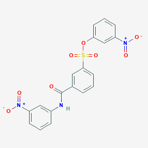 3-Nitrophenyl 3-({3-nitroanilino}carbonyl)benzenesulfonate