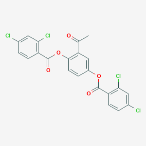 2-Acetyl-4-[(2,4-dichlorobenzoyl)oxy]phenyl 2,4-dichlorobenzoate