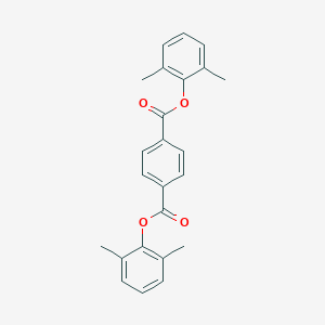 molecular formula C24H22O4 B412223 Bis(2,6-dimethylphenyl) benzene-1,4-dicarboxylate 