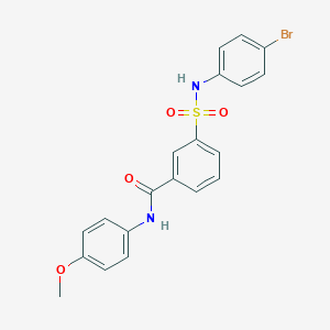 3-(4-Bromo-phenylsulfamoyl)-N-(4-methoxy-phenyl)-benzamide