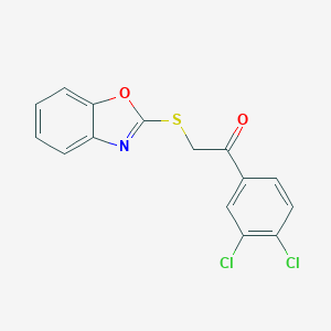 2-(1,3-Benzoxazol-2-ylsulfanyl)-1-(3,4-dichlorophenyl)ethanone