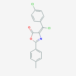 4-[chloro(4-chlorophenyl)methylene]-2-(4-methylphenyl)-1,3-oxazol-5(4H)-one
