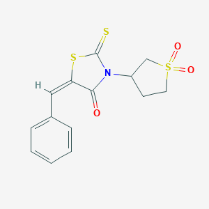 5-Benzylidene-3-(1,1-dioxidotetrahydro-3-thienyl)-2-thioxo-1,3-thiazolidin-4-one