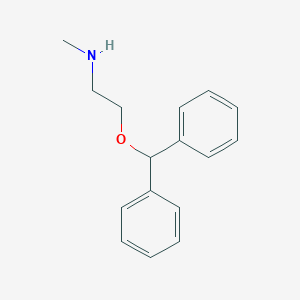 molecular formula C16H19NO B041225 2-(Diphenylmethoxy)-N-methylethylamine CAS No. 17471-10-2
