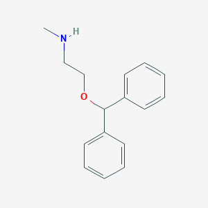 molecular formula C16H19NO B041225 2-(二苯甲氧基)-N-甲基乙胺 CAS No. 17471-10-2