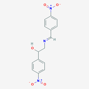 2-({4-Nitrobenzylidene}amino)-1-{4-nitrophenyl}ethanol