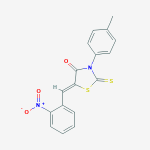 5-{2-Nitrobenzylidene}-3-(4-methylphenyl)-2-thioxo-1,3-thiazolidin-4-one